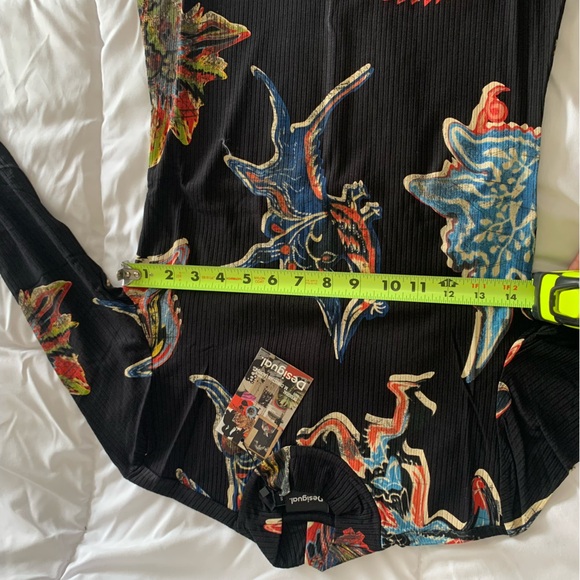 New Desigual MELTED PAISLEY Sz Small Dress - Picture 3 of 5